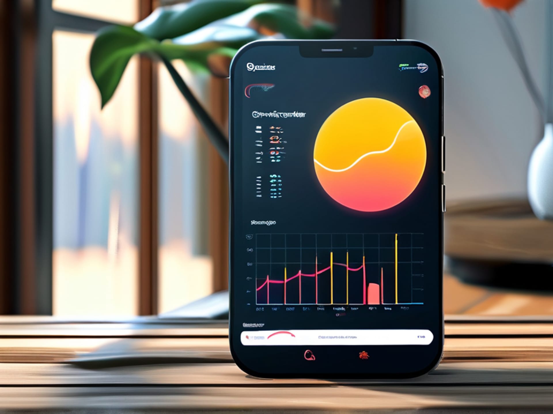 Midjourney prompt: An ultra-clear interface of a smart thermostat app on a tablet, showing a simple weekly schedule with different temperatures for 