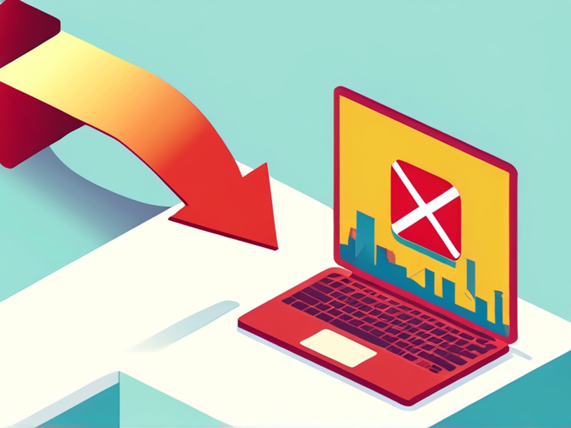 Minimalist infographic, one arrow pointing to a big '500' (email subscribers) icon, the other to a messy 'Contest Chaos' icon with a red X over it, clean background, soft shadows, isometric design
