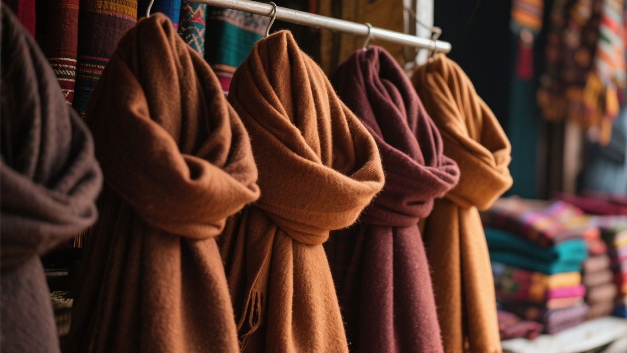 Pashmina weaving process