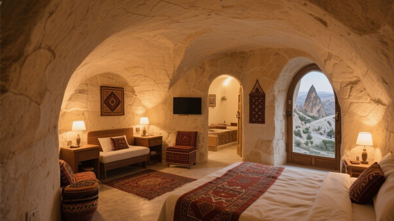 luxury cave hotel suites