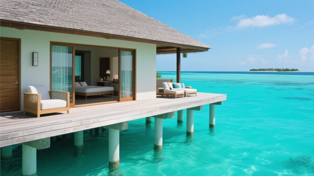 Maldives underwater villas